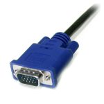 Imagen del cable KVM StarTech.com de 1,8m, ultra delgado todo en uno con conectores VGA y PS/2, SKU SVECON6