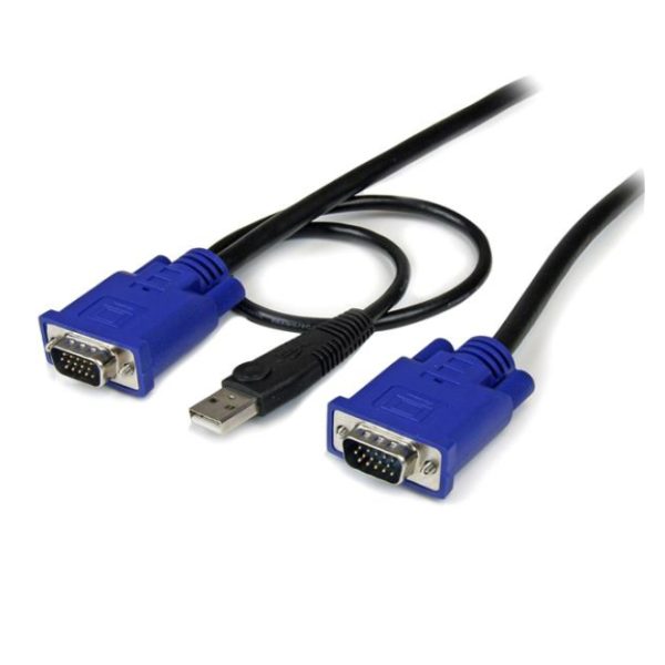 Cable KVM StarTech.com de 3 metros, ultra delgado, todo en uno con conexión VGA USB, SKU SVECONUS10