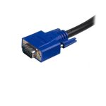 Cable KVM StarTech de 1,8 metros, todo en uno, con conectores VGA USB A y USB B HD15. SKU: SVUSB2N1_6