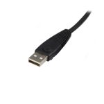 Cable KVM StarTech de 1,8 metros, todo en uno, con conectores VGA USB A y USB B HD15. SKU: SVUSB2N1_6