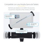 Soporte pasivo para Tablet/UMPC de StarTech.com, modelo TABLET-VESA-ADAPTER en color negro. Ideal para montaje en paredes o brazos con estándar VESA.