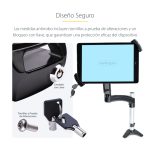 Soporte pasivo para Tablet/UMPC de StarTech.com, modelo TABLET-VESA-ADAPTER en color negro. Ideal para montaje en paredes o brazos con estándar VESA.