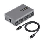 Adaptador de red Ethernet Thunderbolt 3 10GbE multigigabit de StarTech.com con cable TB3 compatible con Win/Mac, SKU TB310G2