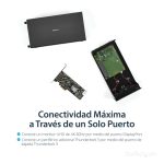 StarTech.com Caja Chasis de Expansión Thunderbolt 3 a PCI Express con DisplayPort SKU TB31PCIEX16. Soporte para PCIe de 16 Hilos