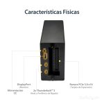 StarTech.com Caja Chasis de Expansión Thunderbolt 3 a PCI Express con DisplayPort SKU TB31PCIEX16. Soporte para PCIe de 16 Hilos