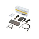 StarTech.com Dock Thunderbolt 3 para dos monitores DisplayPort 4K 60Hz, SKU TB3DOCK2DPPU. Replicador de puertos con entrega de alimentación PD de 85W, USB 3.0 de 6 puertos, SD 4.0, Ethernet y audio. Compatible con Windows y Mac