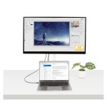 Imagen del StarTech.com Cable de 0,5m Thunderbolt 4 con velocidad de 40Gbps, potencia de 100W, soporte para vídeo 4K/8K y compatible con USB4, Thunderbolt 3, USB 3.2 y USB Tipo C. SKU TBLT4MM50CM
