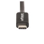 Imagen del StarTech.com Cable de 0,5m Thunderbolt 4 con velocidad de 40Gbps, potencia de 100W, soporte para vídeo 4K/8K y compatible con USB4, Thunderbolt 3, USB 3.2 y USB Tipo C. SKU TBLT4MM50CM