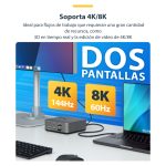 Cable Thunderbolt 5 de StarTech.com de 3 metros, con velocidad de transferencia de hasta 120Gbps, Power Delivery de 240W, resolución 8K a 60Hz, SKU TBLT5MM1M240W