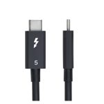 StarTech.com Cable Thunderbolt 5 de 50cm con velocidades de hasta 120Gbps, entrega de alimentación de 240W y soporte para 8K a 60Hz. Compatible con Thunderbolt 4 y USB-C. TBLT5MM50CM240W