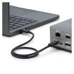 StarTech.com Cable Thunderbolt 5 de 80cm, certificado, capacidad de 80Gbps a 120Gbps, entrega de alimentación PD de 240W, compatible con Thunderbolt 4 y USB-C, SKU TBLT5MM80CM240W