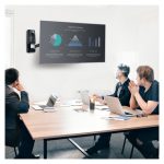 StarTech.com Soporte de Montaje Articulado de Pared para televisores de 65 pulgadas o 45kg, soporte VESA para TV plano o curvos, SKU TV-WALL-MOUNT-65FS