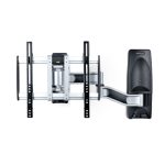 StarTech.com Soporte de Montaje Articulado de Pared para televisores de 65 pulgadas o 45kg, soporte VESA para TV plano o curvos, SKU TV-WALL-MOUNT-65FS