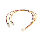 Cable StarTech TX3SPLIT12 de 30cm divisor de alimentación TX3 para ventiladores, ideal para mejorar la conectividad en su sistema