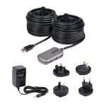 StarTech.com Hub Extensor USB para extensión de cable USB de 24 metros, con concentrador y repetidor activo. SKU: U02442-USB-EXTENDER