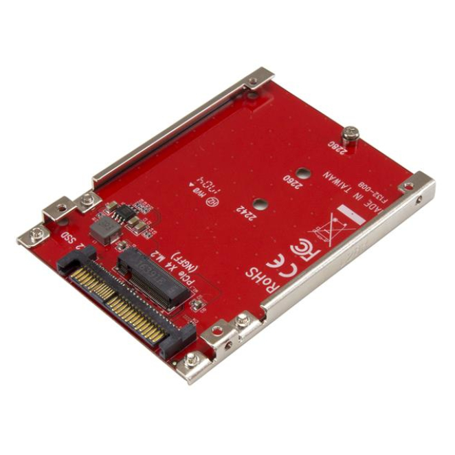 StarTech Adaptador PCI Express M.2 a U.2 para SSD NVMe StarTech.com Tarjeta Adaptador PCI Express M.2 a U.2 SFF8639 para SSD NVMe M.2, modelo U2M2E125