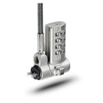 Cable de 2 metros de StarTech.com con candado de combinación, compatible con Noble Wedge, Nano, y K-Slot. SKU UNIVC4D-LAPTOP-LOCK