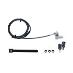 StarTech cable de 2 metros de seguridad universal para ordenador portátil, compatible con Noble Wedge, Nano, K-Slot. Incluye cerradura, anticorte y antirrobo. SKU: UNIVK-LAPTOP-LOCK
