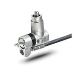 StarTech cable de 2 metros de seguridad universal para ordenador portátil, compatible con Noble Wedge, Nano, K-Slot. Incluye cerradura, anticorte y antirrobo. SKU: UNIVK-LAPTOP-LOCK