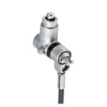 StarTech.com cable de seguridad con candado universal 3 en 1 para portátil, resistente a cortes, compatible con Noble Wedge, Nano y K-Slot, SKU UNIVKMKO-LAPTOP-LOCK