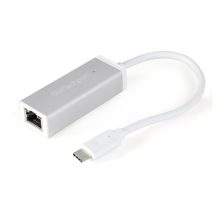 Adaptador de red USB-C a Gigabit Plateado StarTech.com, SKU US1GC30A, ideal para mejorar conectividad en CPD