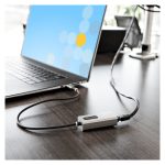 StarTech.com Adaptador USB-C a Ethernet modelo US1GC30B2, adaptador USB 3.0 de red Ethernet Gigabit 10/100/1000 Mbps con cable de 30cm incorporado, sin controladores