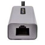 StarTech.com Adaptador USB-C a Ethernet modelo US1GC30B2, adaptador USB 3.0 de red Ethernet Gigabit 10/100/1000 Mbps con cable de 30cm incorporado, sin controladores