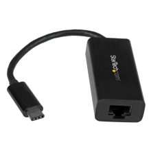 StarTech.com adaptador de red Ethernet Gigabit USB-C, modelo US1GC30B, universal para dispositivos con puerto USB Tipo C, color negro