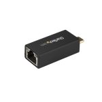 StarTech.com Adaptador de Red Ethernet USB-C, Adaptador NIC Ethernet RJ45 USB Tipo C, USB 3.0/USB 3.1, Adaptador LAN Compatible con Thunderbolt 3, SKU US1GC30DB