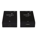 Imagen del extensor StarTech.com de 1 puerto USB 2.0, que se alarga mediante cable Cat5 o Cat6 hasta 50 metros. SKU: USB2001EXTV
