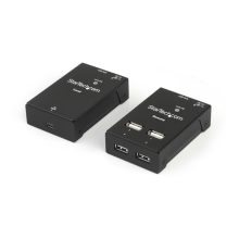 StarTech Extensor Alargador USB 2.0 de 4 Puertos por Cable Cat5 o Cat6, hasta 40 Metros, SKU USB2004EXTV
