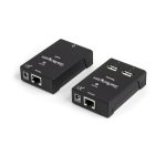 StarTech Extensor Alargador USB 2.0 de 4 Puertos por Cable Cat5 o Cat6, hasta 40 Metros, SKU USB2004EXTV