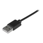 StarTech.com Cable de Carga y Sincronización USB-A a USB-C de 1 metro en color negro, certificado USB-IF, para transferencia de datos y carga rápida. SKU: USB2AC1M