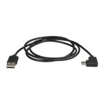 StarTech.com Cable de Carga y Sincronización USB-A a USB-C, 1 metro de longitud, acodado, color negro, SKU USB2AC1MR