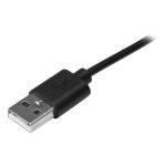 StarTech.com Cable de Carga y Sincronización USB-A a USB-C de 2 metros, negro, Certificado USB-IF. SKU: USB2AC2M