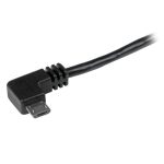 StarTech.com Cable de 2m Micro USB con conector acodado a la derecha, SKU USB2AUB2RA2M
