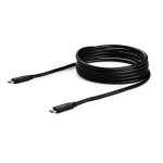 StarTech.com Cable de 2m USB-C a USB-C con capacidad de entrega de alimentación de 5A (USB2C5C2M) compatible con USB TipoC para carga rápida y USB 2.0
