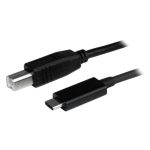 StarTech.com Cable USB Type-C de 1m con conector USB 2.0 Tipo B y USB-C, SKU USB2CB1M