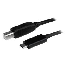 StarTech.com Cable USB Type-C de 1m con conector USB 2.0 Tipo B y USB-C, SKU USB2CB1M