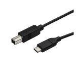 StarTech.com cable de 3m USB-C a USB-B para impresora, SKU USB2CB3M, ideal para conectar dispositivos USB-C a impresoras USB-B