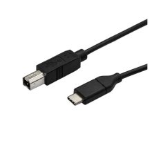 StarTech.com cable de 3m USB-C a USB-B para impresora, SKU USB2CB3M, ideal para conectar dispositivos USB-C a impresoras USB-B