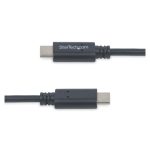 Cable USB-C de 1 metro USB 2.0 de StarTech.com, diseñado para una conexión rápida y eficiente, SKU USB2CC1M.
