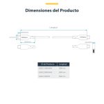 StarTech.com cable de carga USB-C blanco de 1 metro, USB2CC1MNCWHE. Soporta 60W Power Delivery y 3A para transferencia de datos y carga de ordenador portátil