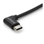 StarTech.com Cable de 1m USB-C a USB-C acodado a la derecha, compatible con USB Tipo C, modelo USB2CC1MR
