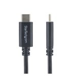 StarTech.com Cable USB-C de 2 metros, tipo Type-C, USB 2.0, con conectores machos en ambos extremos. SKU USB2CC2M.