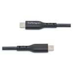 StarTech.com Cable de Carga USB-C de 3 metros, ideal para portátiles, tablets y móviles, con entrega de alimentación PD de 60W y SKU USB2CC3MBKE.