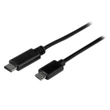 StarTech.com Cable Adaptador de 50cm USB-C a Micro USB-B, USB 2.0, SKU USB2CUB50CM. Conector compacto y reversible, ideal para cargar dispositivos compatibles.