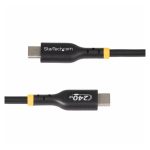 StarTech.com Cable de Carga USB-C de 1m con certificación USB-IF, PD de 240W, recubrimiento de TPE y USB2EPR1M SKU. Cable USB 2.0 macho a macho para portátiles.