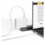StarTech.com Cable de Carga para Portátil USB-C de 2 metros, tipo USB 2.0, blanco, con certificación USB-IF, potencia de hasta 240W, recubrimiento de TPE, SKU USB2EPR2MW