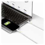 Cable de carga USB-C de 3 metros blanco de StarTech.com, compatible con USB 2.0, Power Delivery 240W y recubrimiento TPE. SKU: USB2EPR3MW